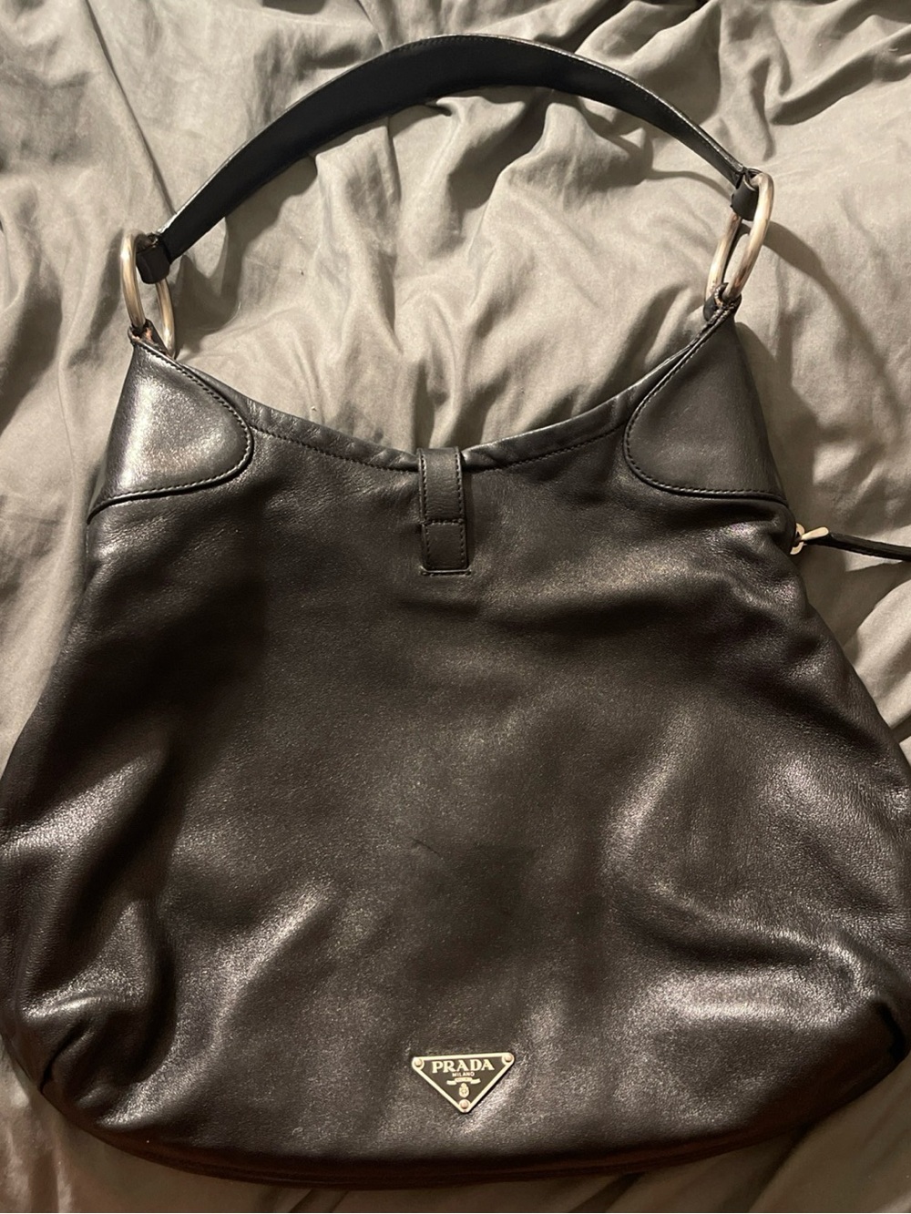 Prada
Cleo leather handbag